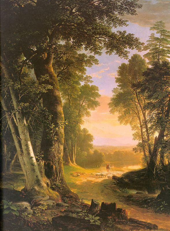 Asher Brown Durand The Beeches Sweden oil painting art